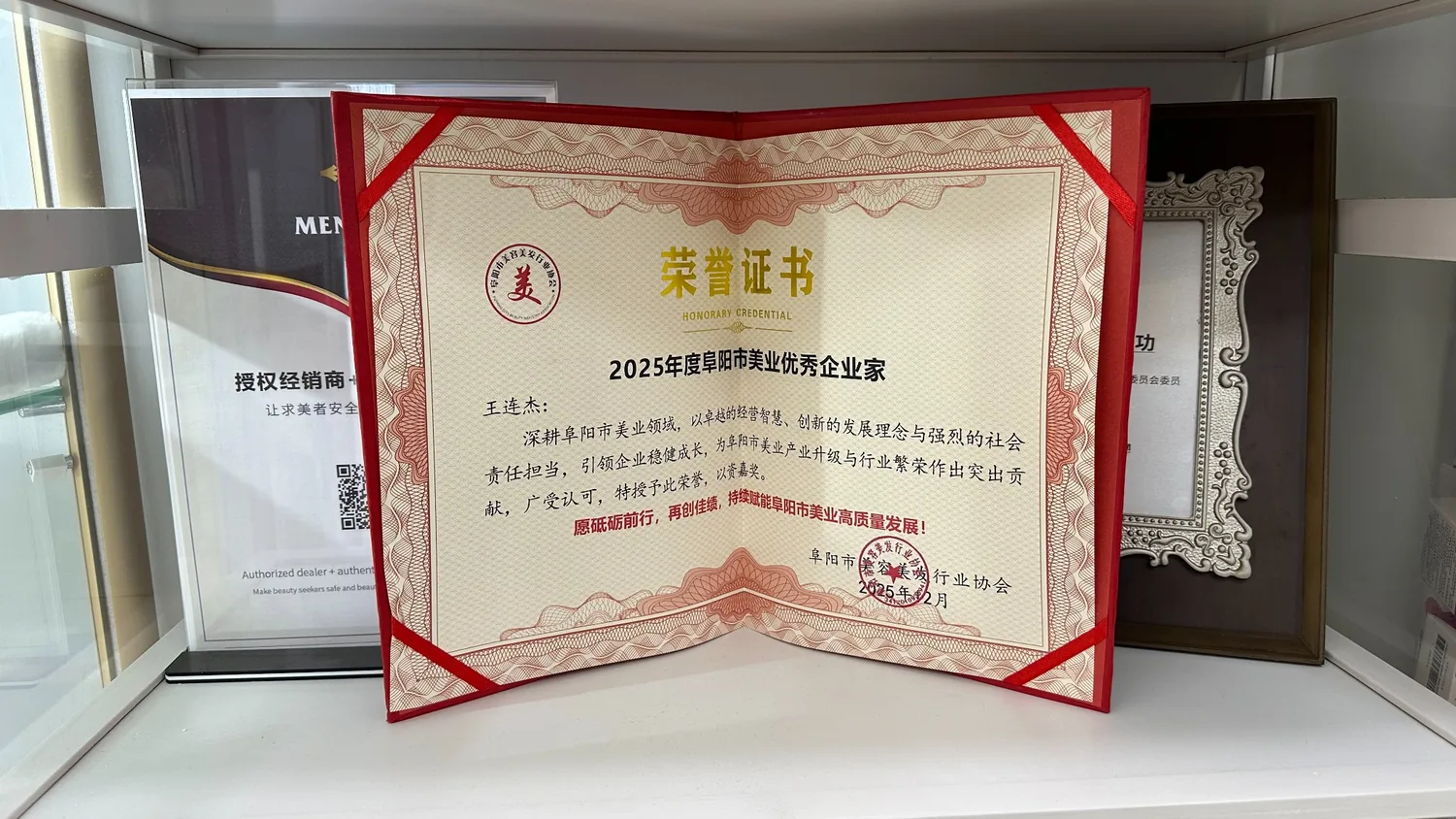 行业荣誉资料