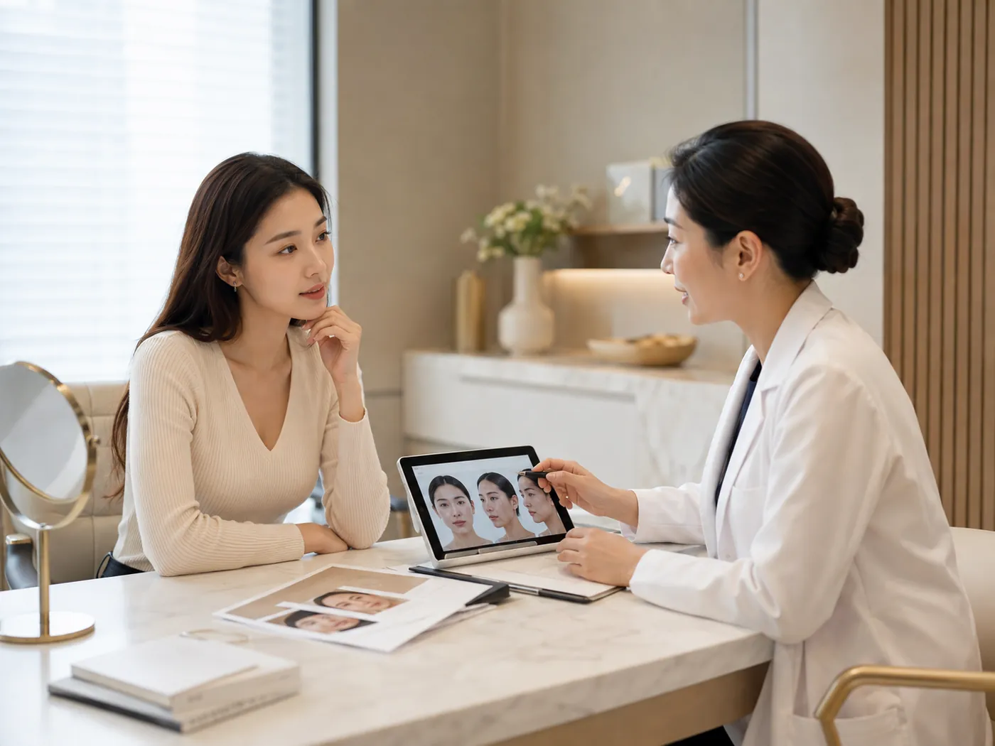 示意图|一次有效的医美面诊,本质上是双向的信息沟通。